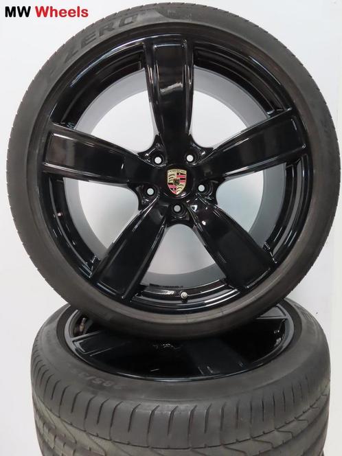 Originele Porsche Cayenne Coupe 22 inch velgen zomerbanden, Auto-onderdelen, Banden en Velgen, Banden en Velgen, Zomerbanden, Overige maten