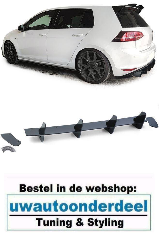 Diffuser Splitter Achterbumper Geschikt Voor VW Golf 7 GTI 1, Auto diversen, Tuning en Styling, Ophalen of Verzenden