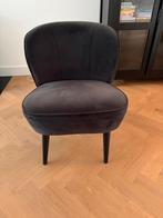 Zwarte fauteuil Karwei (Woood), Ophalen, Gebruikt, Minder dan 75 cm, Stof