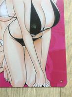Sexy Pin Up Dames anime hentai Bikini Metalen Bord, Ophalen of Verzenden, Kuifje, Nieuw, Beeldje of Figuurtje