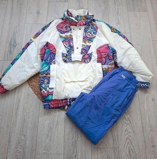 Vintage skipak maat XL/XXL fout après-ski carnaval klunen, Sport en Fitness, Skiën en Langlaufen, Zo goed als nieuw, Kleding, Overige merken