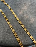 21k Gouden Ketting - Dubai collectie, Sieraden, Tassen en Uiterlijk, Ophalen of Verzenden, Zo goed als nieuw, Goud