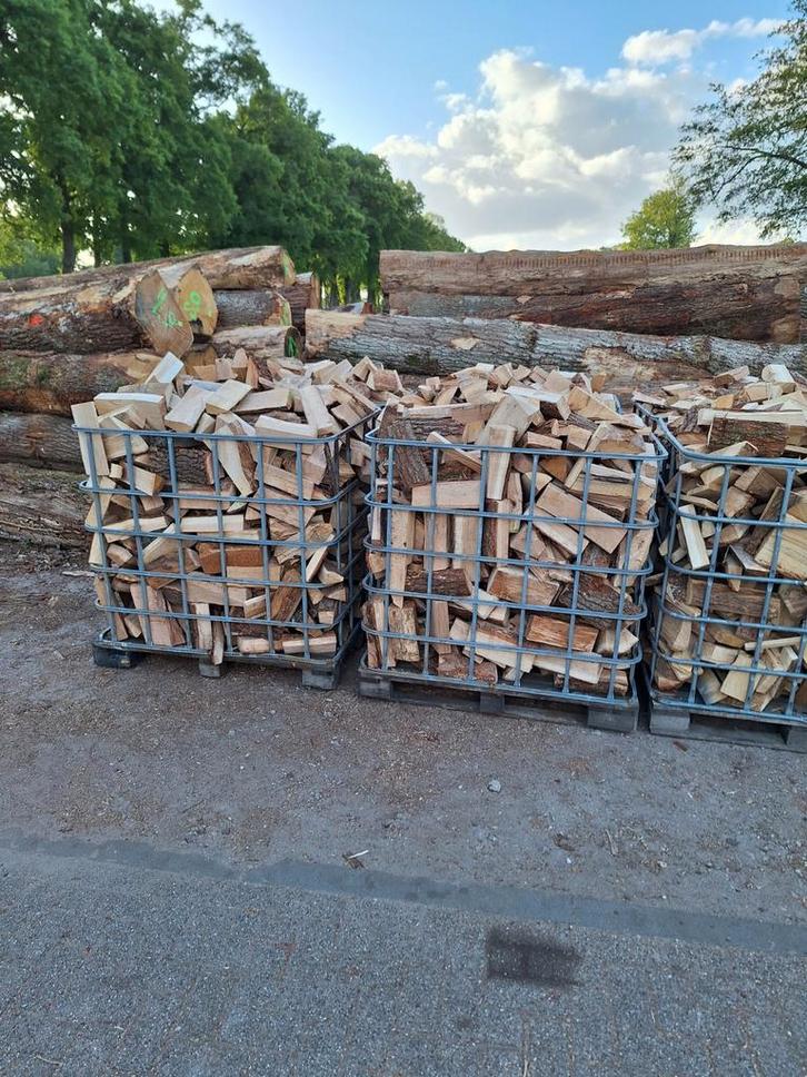 Eiken haardhout/Eiken brandhout, 100% Eiken, Tuin en Terras, Haardhout, Blokken, Overige houtsoorten, 6 m³ of meer, Ophalen