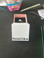 Pandora dubbel hart, Sieraden, Tassen en Uiterlijk, Ringen, Ophalen of Verzenden, Zo goed als nieuw, Zilver, Dame