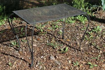 Brocante - Metalen salontafel, jaren ‘60! beschikbaar voor biedingen