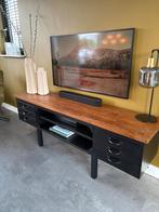 Tv kast, Huis en Inrichting, Kasten | Televisiemeubels, Ophalen, 150 tot 200 cm, Zo goed als nieuw, Industriële