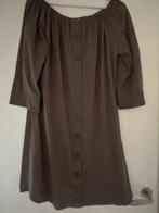 Studio Anneloes taupekleurige jurk maat L, Kleding | Dames, Verzenden, Zo goed als nieuw, Maat 42/44 (L), Overige kleuren