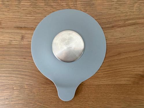 OXO Badstop/Wastafelstop Grijs RVS, Doe-het-zelf en Verbouw, Sanitair, Zo goed als nieuw, Overige typen, Rvs, Ophalen of Verzenden