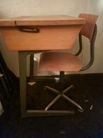 schoolbankje met bijpassend stoeltje, Kinderen en Baby's, Kinderkamer | Tafels en Stoelen, Ophalen, Gebruikt, Info@geenidee.nl
