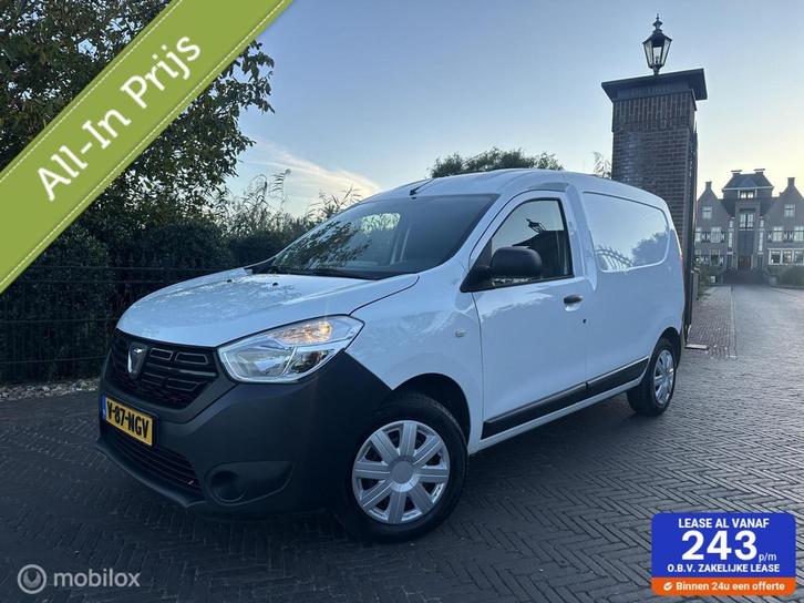 Dacia Dokker bestel 1.6 SCE 100 LPG/BENZINE Navi GARANTIE, Auto's, Bestelauto's, Bedrijf, Te koop, ABS, Airbags, Airconditioning