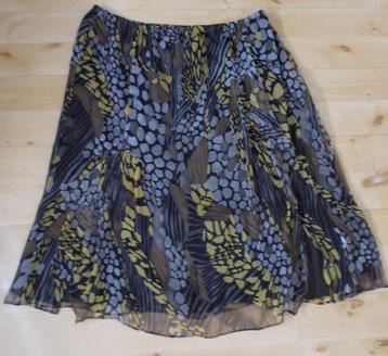 Mooie pure seta print rok van Marina Rinaldi! XXL beschikbaar voor biedingen