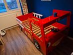 Brandweerwagen bed, Kinderen en Baby's, Kinderkamer | Bedden, Ophalen, 85 tot 100 cm, Gebruikt, Lattenbodem
