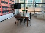 Prachtige vintage Satelliet tafel incl. stoelen, 243 x 100, Ophalen, Gebruikt