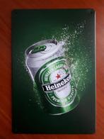 Heineken 20x30 cm Reclamebord, Ophalen of Verzenden, Nieuw, Reclamebord, Plaat of Schild, Heineken