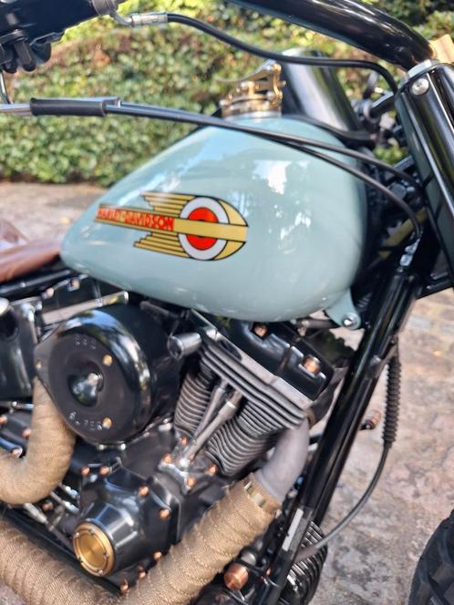 Unieke bobber harley hd heritage in nieuwstaat, Motoren, Motoren | Harley-Davidson, Particulier, Ophalen