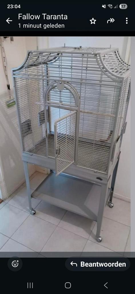 MADEIRA 1 parkietenkooi grijs, Dieren en Toebehoren, Vogels | Parkieten en Papegaaien