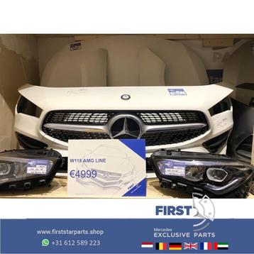 W118 C118 CLA AMG VOORKOP WIT Mercedes 2018-2021 ORIGINEEL beschikbaar voor biedingen