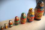 Baboesjka~Matryoskha~Matroesjka~7 delig~Hout Russisch, Verzamelen, Poppetjes en Figuurtjes, Ophalen of Verzenden, Zo goed als nieuw