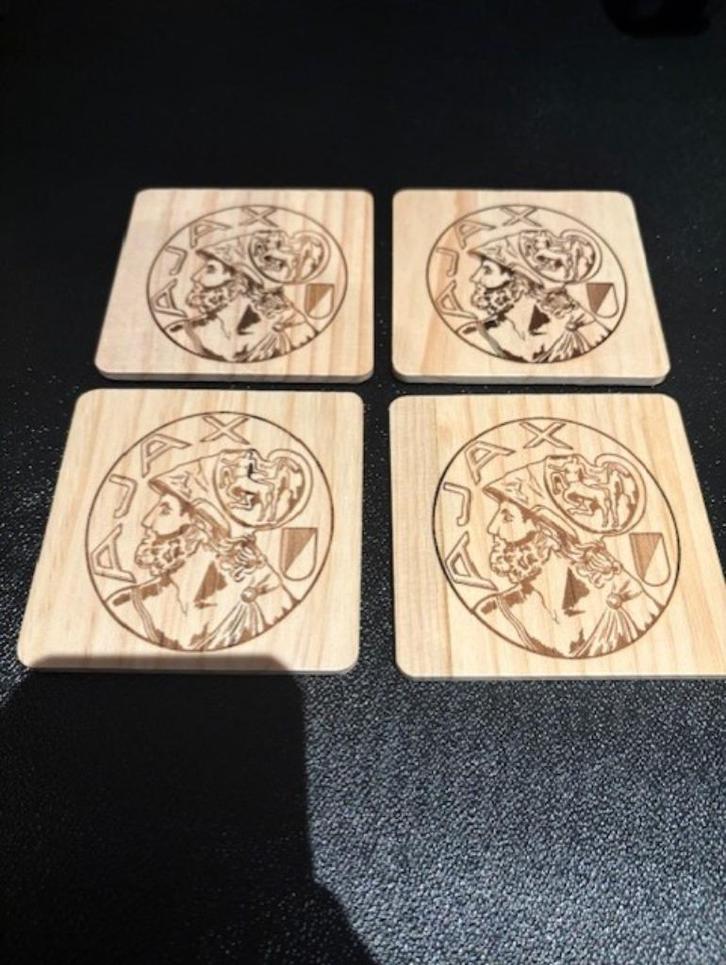 Ajax onderzetters, Huis en Inrichting, Woonaccessoires | Onderzetters, Glas of Kopje, Ophalen of Verzenden