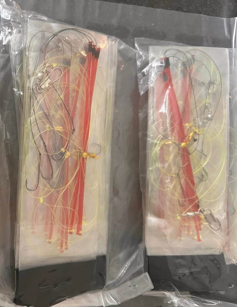 35st zeevis onderlijnen 3haaks afhouers, Watersport en Boten, Hengelsport | Zeevissen, Ophalen of Verzenden, Nieuw, Haak