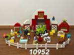 Duplo Schuur tractor boerderij dieren verzorgen 10952, Ophalen of Verzenden, Zo goed als nieuw, Complete set, Duplo