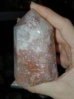 Bloemagaat x roze amethist toren, Ophalen of Verzenden, Mineraal