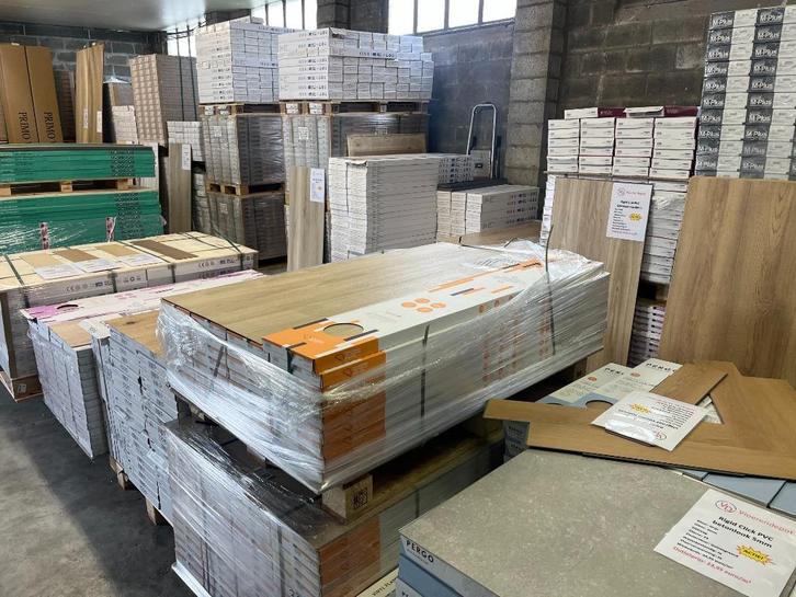 Outlet restpartijen PVC, laminaat en parket, Doe-het-zelf en Verbouw, Vloerdelen en Plavuizen, Nieuw, Laminaat, Kunststof, Minder dan 50 cm