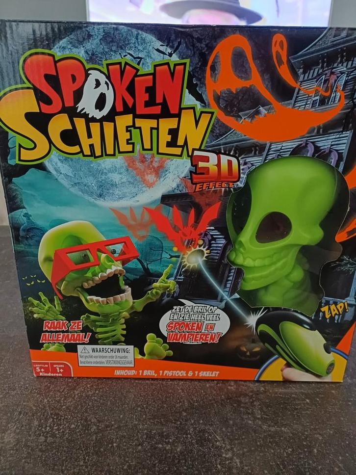 Spoken schieten, Hobby en Vrije tijd, Gezelschapsspellen | Overige, Zo goed als nieuw, Een of twee spelers, Ophalen