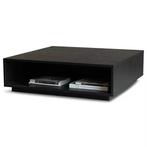 Luxe zwarte salontafel 100x100cm, Huis en Inrichting, Tafels | Salontafels, Ophalen, Gebruikt, 50 tot 100 cm, Vierkant