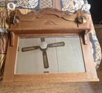eiken spiegel met lampjes, Ophalen, Rechthoekig, Minder dan 50 cm, Minder dan 100 cm