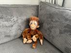 Oudere vintage Disney knuffel plush van aap Abu van Aladdin, Ophalen of Verzenden, Gebruikt, Knuffel
