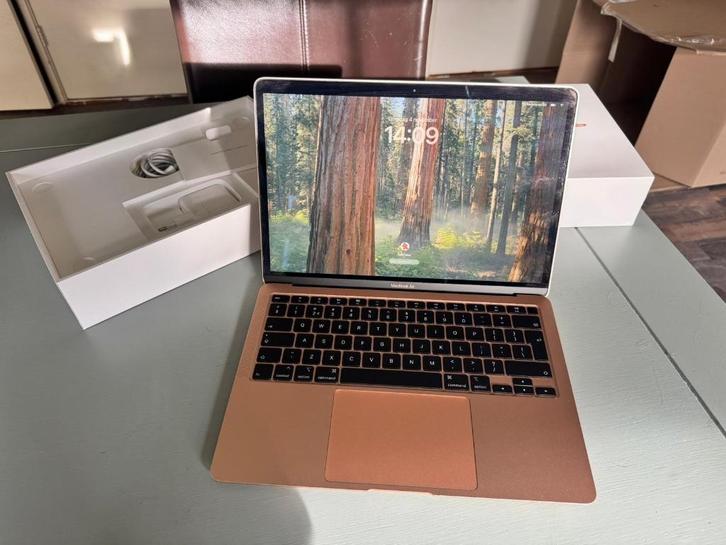 Apple MacBook Air 2020 Rose Gold, Computers en Software, Apple Macbooks, Zo goed als nieuw, MacBook Air, 13 inch, Minder dan 2 Ghz