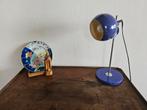 Vintage Eyeball (bureau)lamp, Huis en Inrichting, Lampen | Tafellampen, Gebruikt, Ophalen of Verzenden, Metaal, Minder dan 50 cm