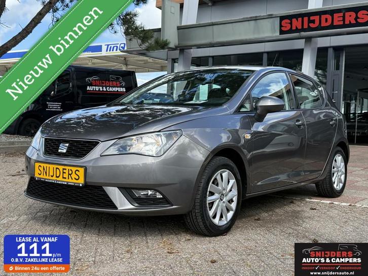 Seat Ibiza 1.2 TSI Style met leer, Auto's, Seat, Bedrijf, Te koop, Ibiza, ABS, Airbags, Airconditioning, Alarm, Bluetooth, Boordcomputer