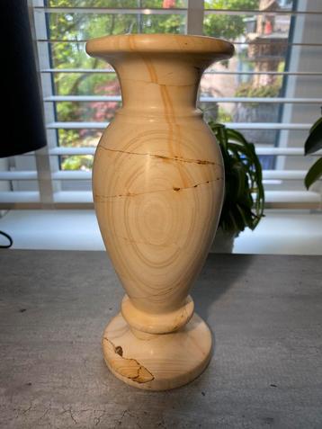 Jaspis Landschaps edelsteen vaas, 20 cm, 1100 gram