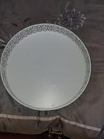 witte decoratieschaal   (dv20), Ophalen of Verzenden, Gebruikt, Rechthoekig