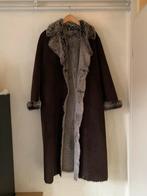 Mooie suède winterjas van Edgar Vos - Maat M, Ophalen of Verzenden, Zo goed als nieuw, Maat 38/40 (M), Bruin
