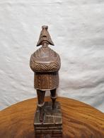 Handgesneden houten fluitspeler | 28 cm | Etnische decoratie, Antiek en Kunst, Kunst | Beelden en Houtsnijwerken, Ophalen of Verzenden