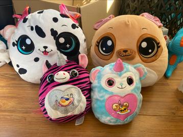 4 squeezie knuffels beschikbaar voor biedingen