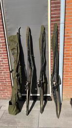 Hengels + molens, Watersport en Boten, Hengelsport | Karpervissen, Ophalen of Verzenden, Zo goed als nieuw, Complete set