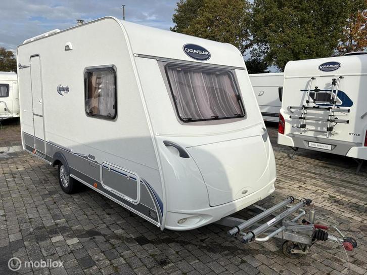 CARAVELAIR 400 md Antares luxe Voortent, Fietsenrek, Caravans en Kamperen, Caravans, 750 - 1000 kg, Caravelair, 4 tot 5 meter