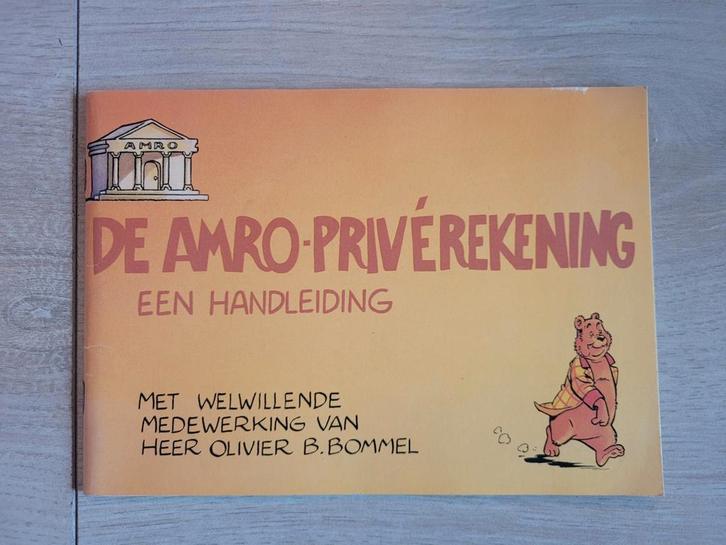 AMRO-Privérekening Handleiding Heer Olivier B. Bommel, Boeken, Catalogussen en Folders, Gelezen, Folder, Ophalen of Verzenden