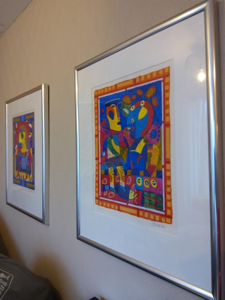 Uniek ,2 Litho's Clemens Briels voor de prijs van 1, Ophalen of Verzenden