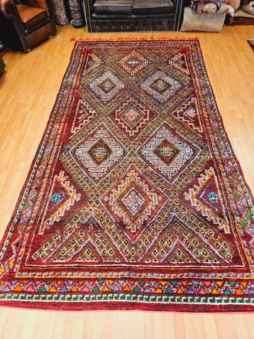 OPRUIMACTIE! Handgeknoopt Berber Tapijt. Prachtige kleuren! beschikbaar voor biedingen