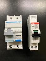 Hager & ABB aardlekautomaat B16 1P+N 30mA 6kA NiEUW., Doe-het-zelf en Verbouw, Elektra en Kabels, Ophalen of Verzenden, Nieuw