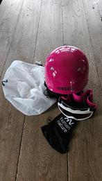 skihelm + skibril pink maat xxs/xs, Ophalen of Verzenden, Zo goed als nieuw