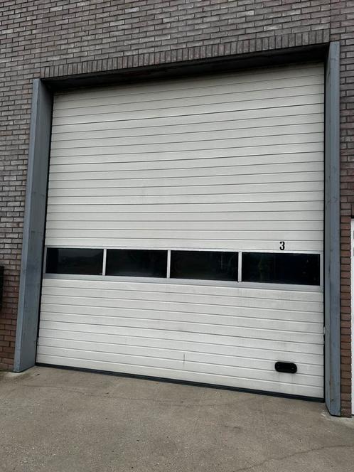 Overheaddeur elektrisch bediend | 390x420 cm, Doe-het-zelf en Verbouw, Deuren en Horren, Gebruikt, Garagedeur, 215 cm of meer