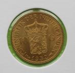 Gouden Wilhelmina  tientje 1932, Postzegels en Munten, Munten | Nederland, Goud, Koningin Wilhelmina, Ophalen of Verzenden, 10 gulden