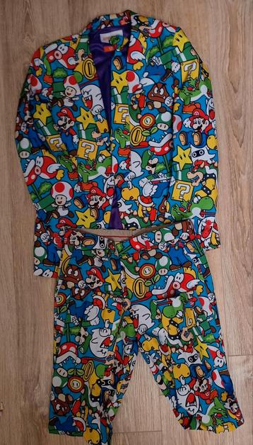 Net pak Mario Oppo suits, Kerst/feestdagen/carnaval maat 170 beschikbaar voor biedingen