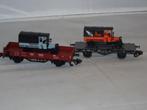 2x Marklin 46841/84504 platte wagon met oldtimertruck (#704), Wisselstroom, Ophalen of Verzenden, Märklin, Nieuw